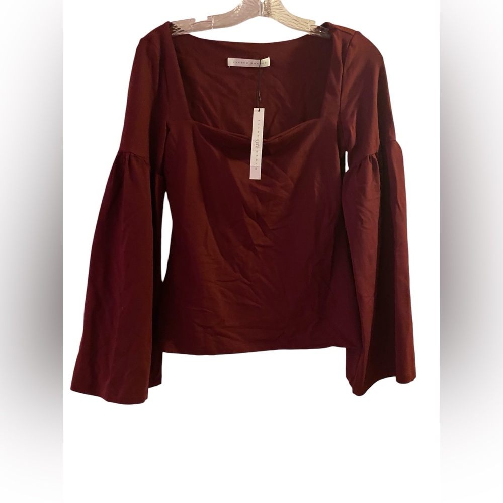 Susana Monaco M Bell Sleeve Top NWT